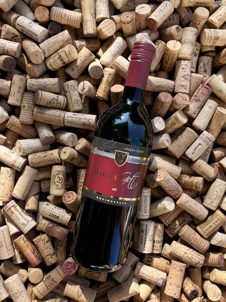 Westhofen Wonnegott Rheinhessen Rotwein Süß 1 Liter Bild 1