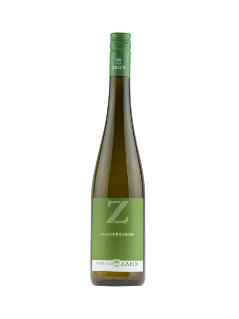 Weingut Zahn Grauburgunder Weißwein Flaschenabbildung