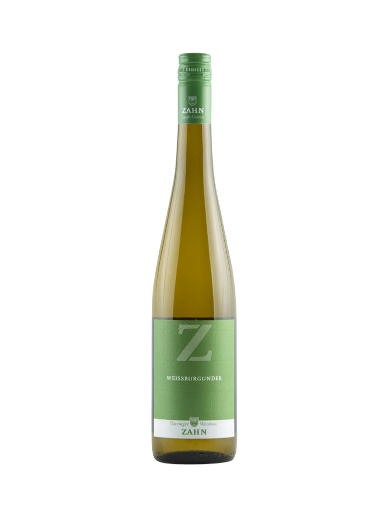 Weingut Zahn Weißburgunder Weißwein Flaschenabbildung